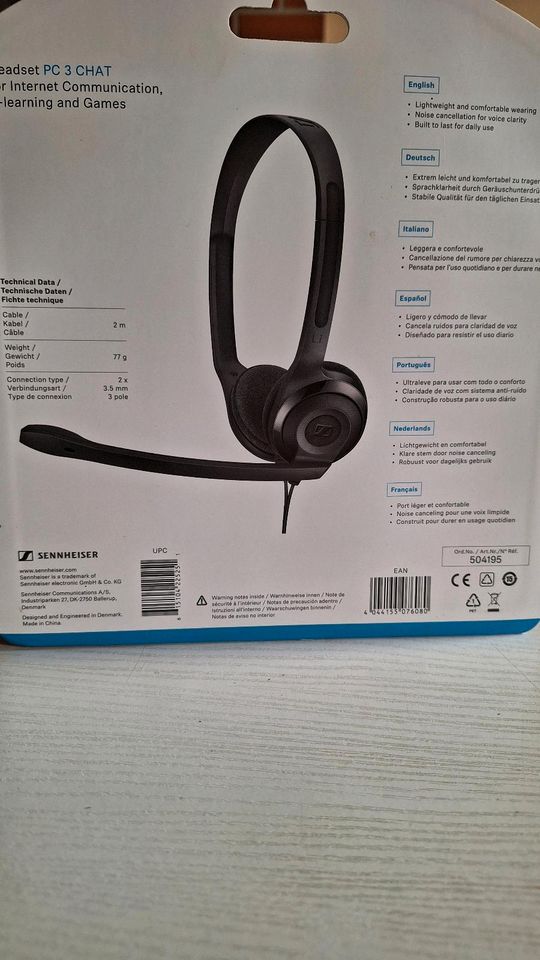 Sennheiser Headset PC3 CHAT in Wolmirsleben