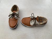 Timberland Bootsschuhe 41 Loafer Leder braun beige weiß kariert Sachsen - Zwickau Vorschau