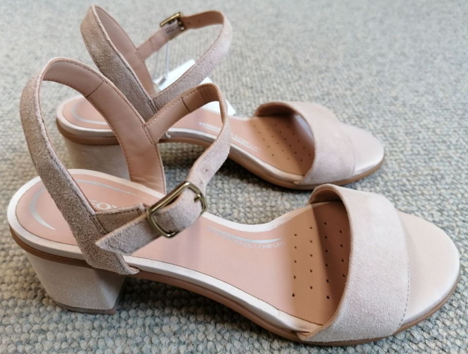 Neue GEOX Respira Damensandalen "Aurely 50" Farbe:Nude/Skin,Gr.36 in Weil am Rhein