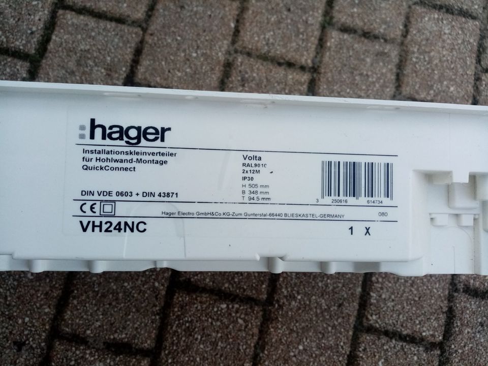 Hager VH24NC Hohlwandverteiler 2-reihig in Hermsdorf