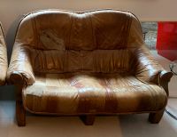 Sofa aus Leder / Couch Hessen - Hanau Vorschau