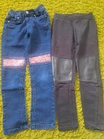 2x hose jeans Leggins Leder Pailletten Glitzer neu Bayern - Blaichach Vorschau