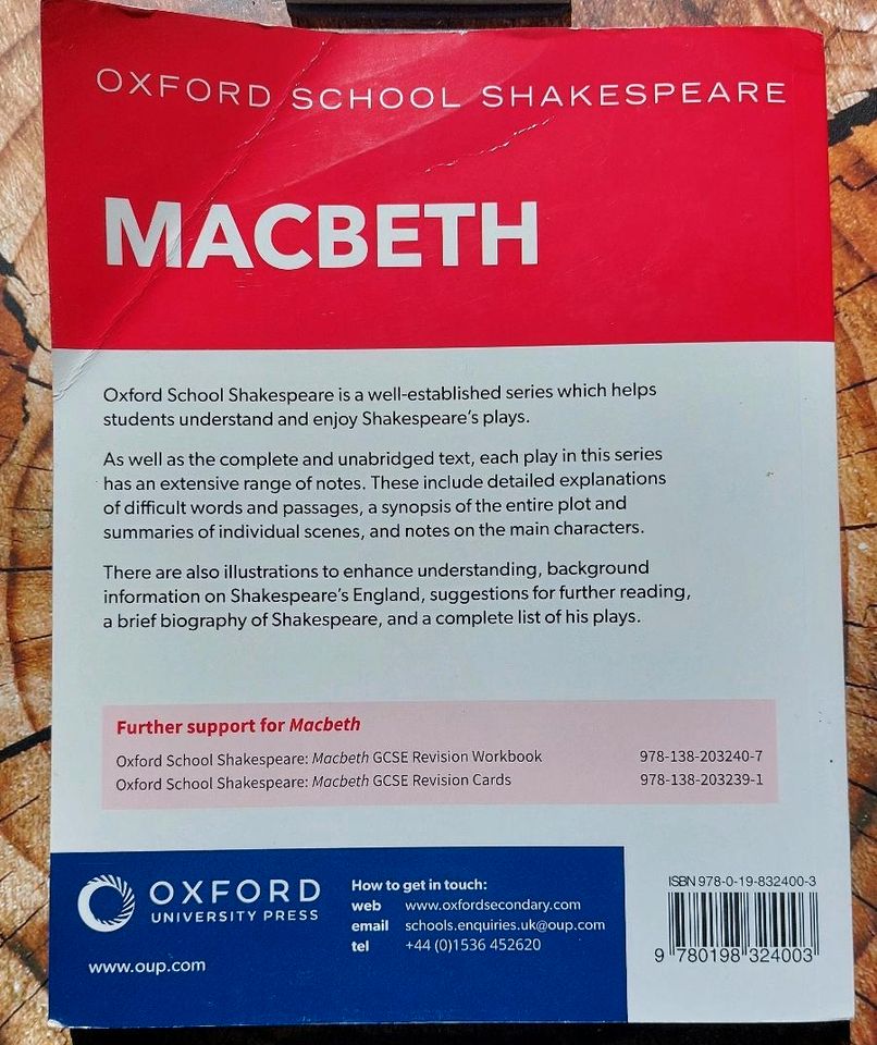 Macbeth Buch in Manching