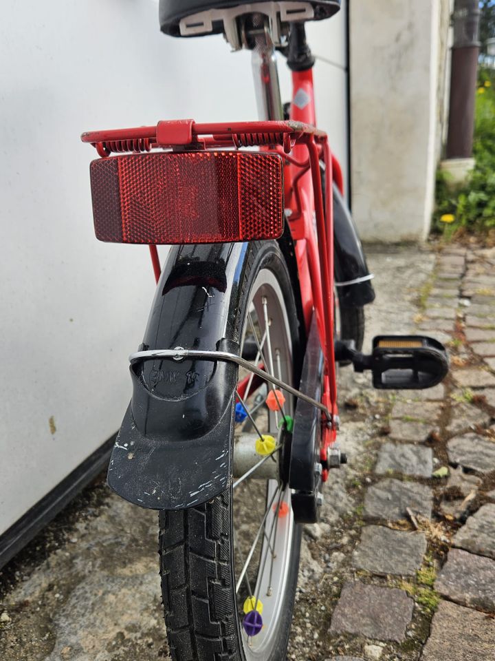 Fahrrad 16 Zoll rot Marienkäfer Kinderfahrrad in Friedrichshafen