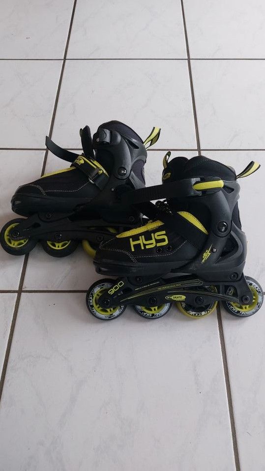 Kinderinliner Xtrend 900, HY SKATE Junior Gr.33-36 schwarz/gelb in Troisdorf