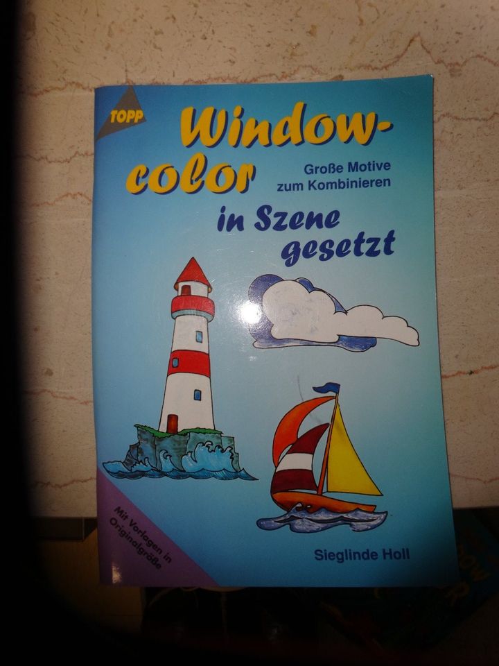 Window Color in Szene gesetzt, Bastelbuch, nagelneu und unbenutzt in Stutensee