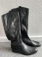 Schwarzer Lederstiefel von Gabor Größe 7,5 Nordrhein-Westfalen - Neuss Vorschau