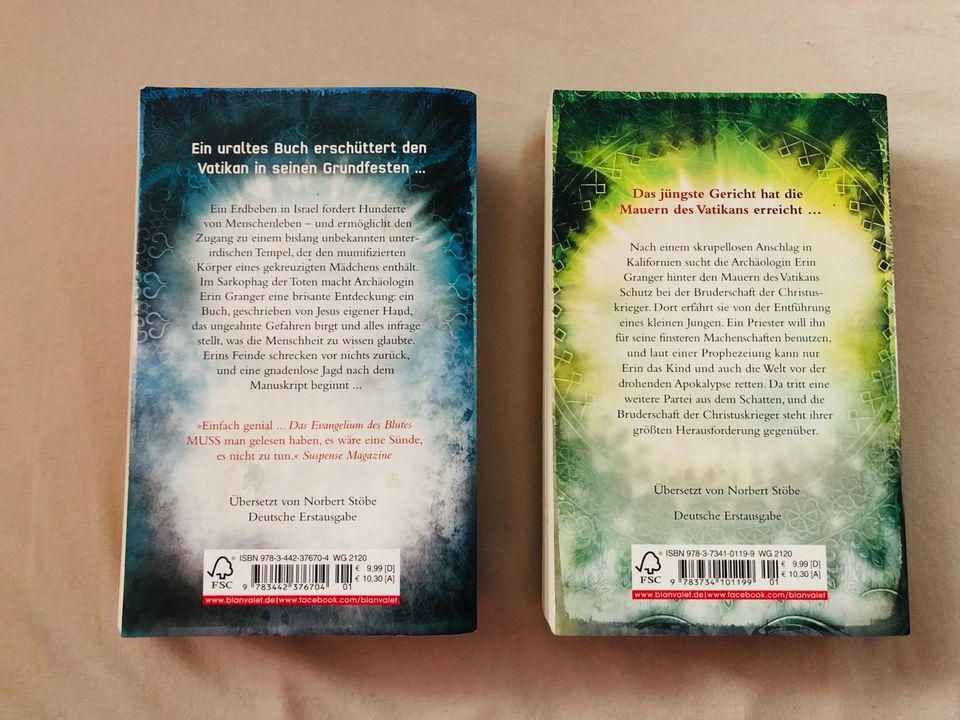 Bücher von James Rollins und Rebecca Cantrell in Schlema