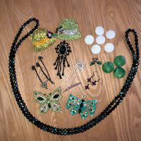 Gablonz Strass Schmuck Vintage Motivbrosche Perlen Glasknopf & … Nordrhein-Westfalen - Krefeld Vorschau