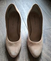 Tamaris Pumps,Gr. 38,beige/Glitzer,echt Leder,guter Zustand Leipzig - Lindenthal Vorschau