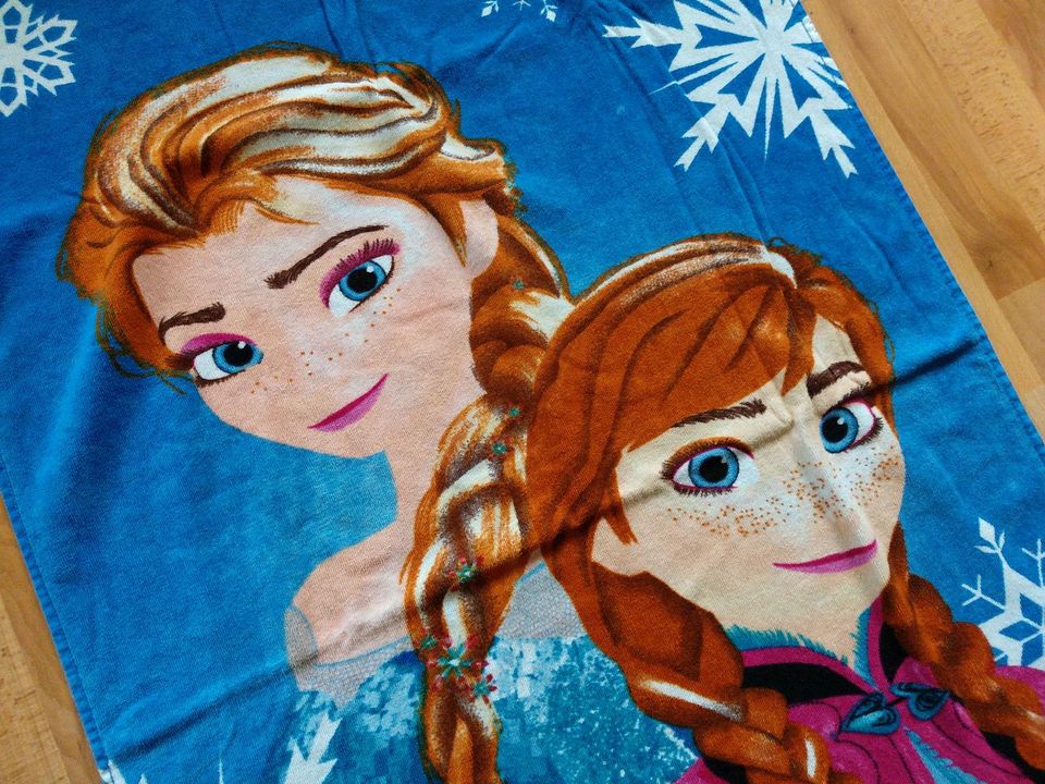 Anna und Elsa Duschtuch Badetuch Strandtuch Disney Baumwolle in Rastede