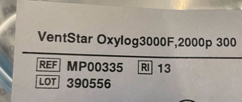 Dräger VentStar Oxylog 3000 Schläuche Beatmung mehrere verfügbar in Claußnitz