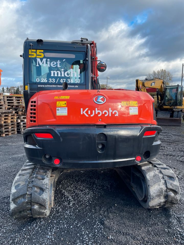 Kubota KX080-4Alpha2 Minibagger inkl. HS08 Schnellwechsler Bagger in Bad Breisig 