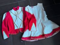 Mariechen Tanzmarie Gardekleid rot weiß Gr ca 116-122 Thüringen - Themar Vorschau