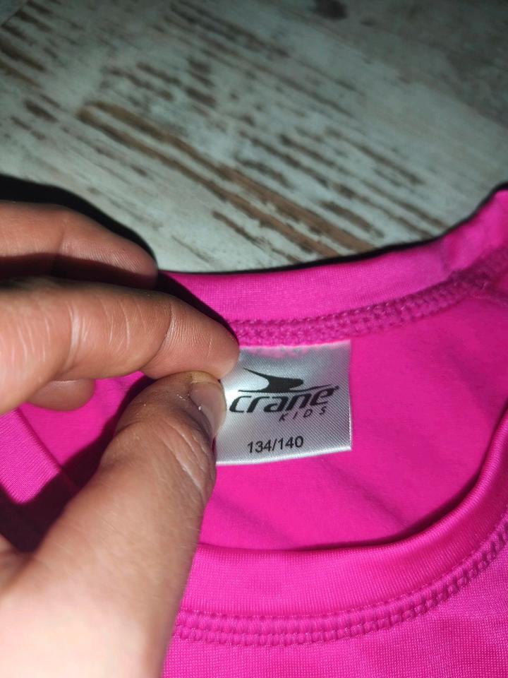 rosa pinke mädchen lange Hose Unterwäsche gr.  134/140 crane in Stadtroda