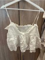 Boho Top weiß Stickerei Zara Bayern - Coburg Vorschau