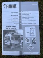 Fahrradträger FIAMMA Carry-Bike 200 DJ Fiat Ducato Niedersachsen - Uelzen Vorschau