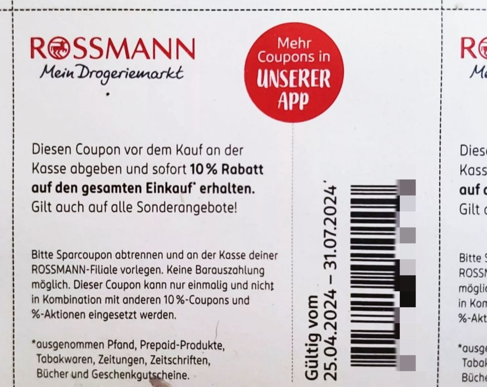 Rossmann Gutscheine ❤️ 10% Rabatt Coupons in Stuttgart