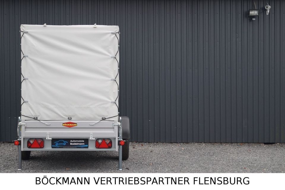 Anhänger Böckmann TL-AL 2513/75 Alu/Hochplane/Zubehör/750KG/Neu in Flensburg