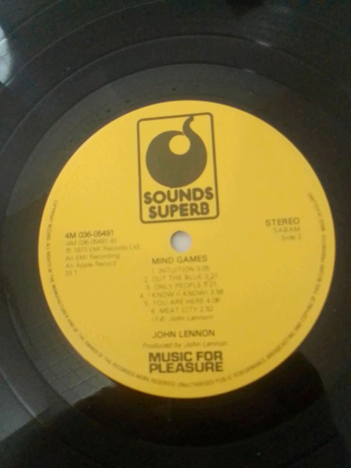 John Lennon 1973 mind Games vinyl in Eschweiler