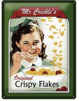 Blechschild Mr Crickles Crispy Flakes Rheinland-Pfalz - Plein Vorschau