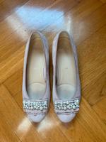 Rosa/Puderfarbene Ballerinas mit Perlen & Strasssteinen von ara Hessen - Brechen Vorschau