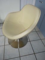 Lounge Sessel off white mit silbernem Trompetenfuß Nordrhein-Westfalen - Monheim am Rhein Vorschau