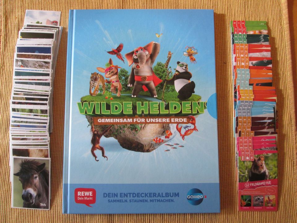 KOMPLETT-Set !!! Rewe WILDE HELDEN Album/144 Sticker/ 32 Karten in Kreis  Pinneberg - Tornesch | eBay Kleinanzeigen ist jetzt Kleinanzeigen