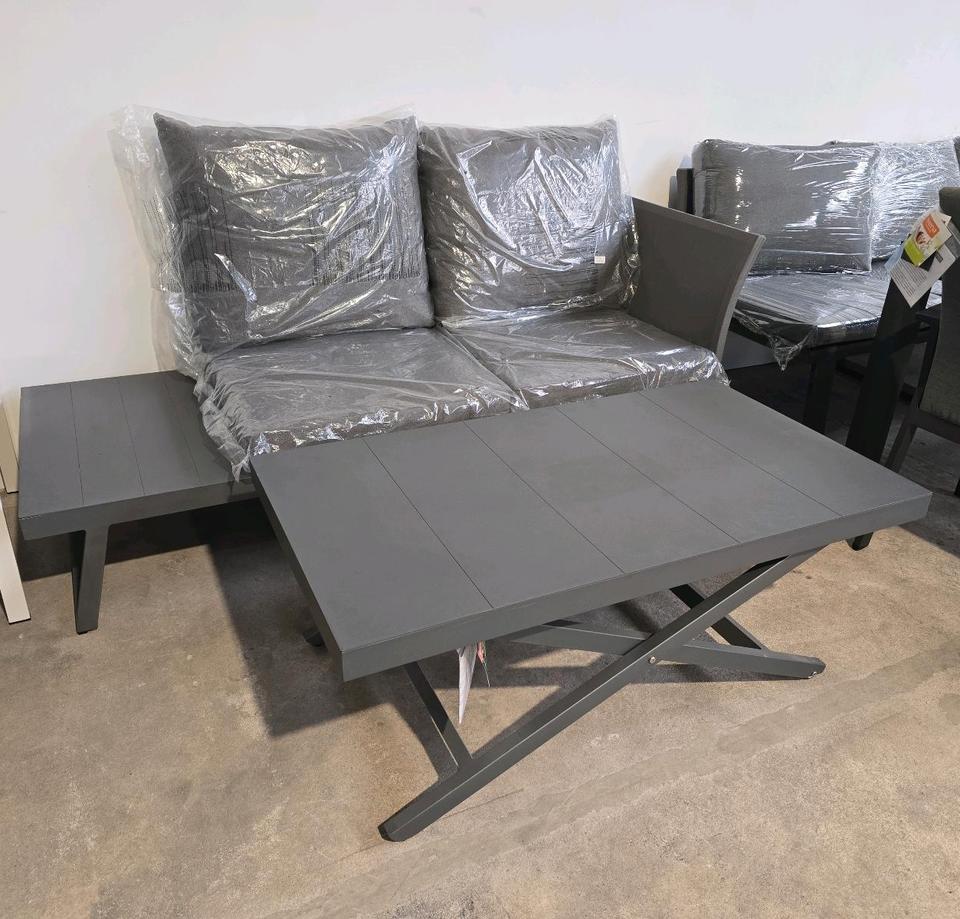 Siena Garden Balkon Lounge-Set Gartenlounge Bank Lifttisch in Dülmen