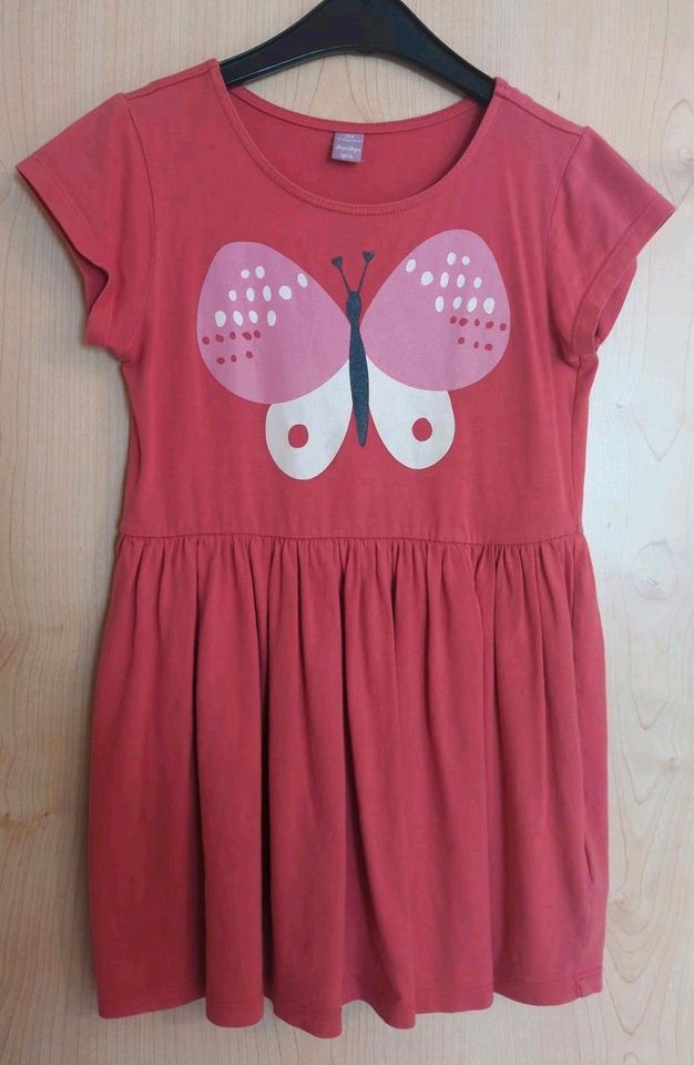 Kleid pink Schmetterling  Gr. 128 dopodopo in Ebersburg