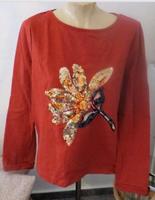 Neu / ungetragen  ZERO Sweatshirt Pailletten Blume  44   [ XL ] Niedersachsen - Ilsede Vorschau