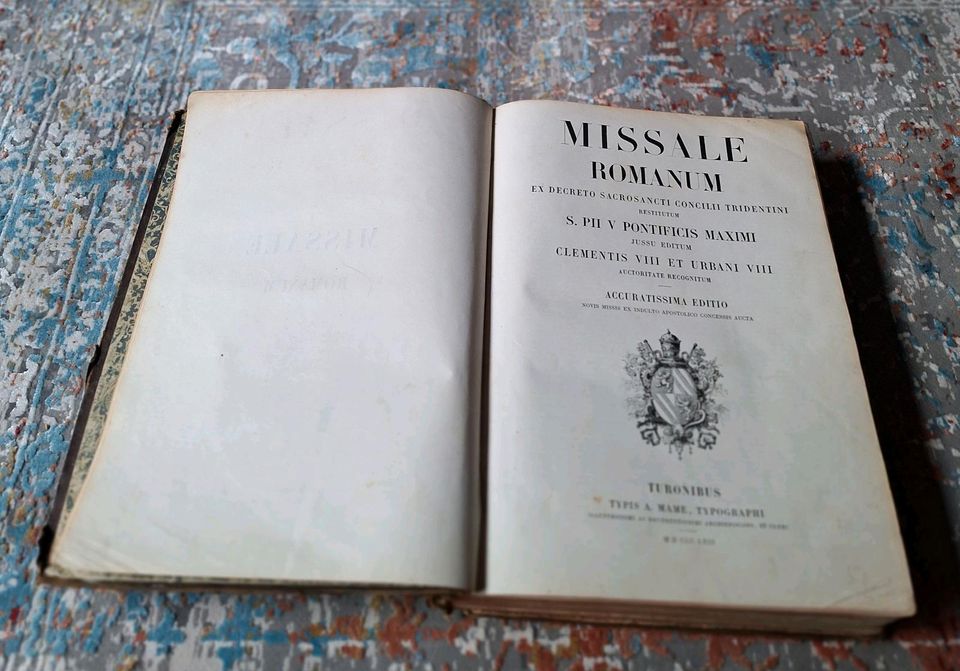 Missale Romanum von 1862, Messbuch, antiquarisch in Osterby 
