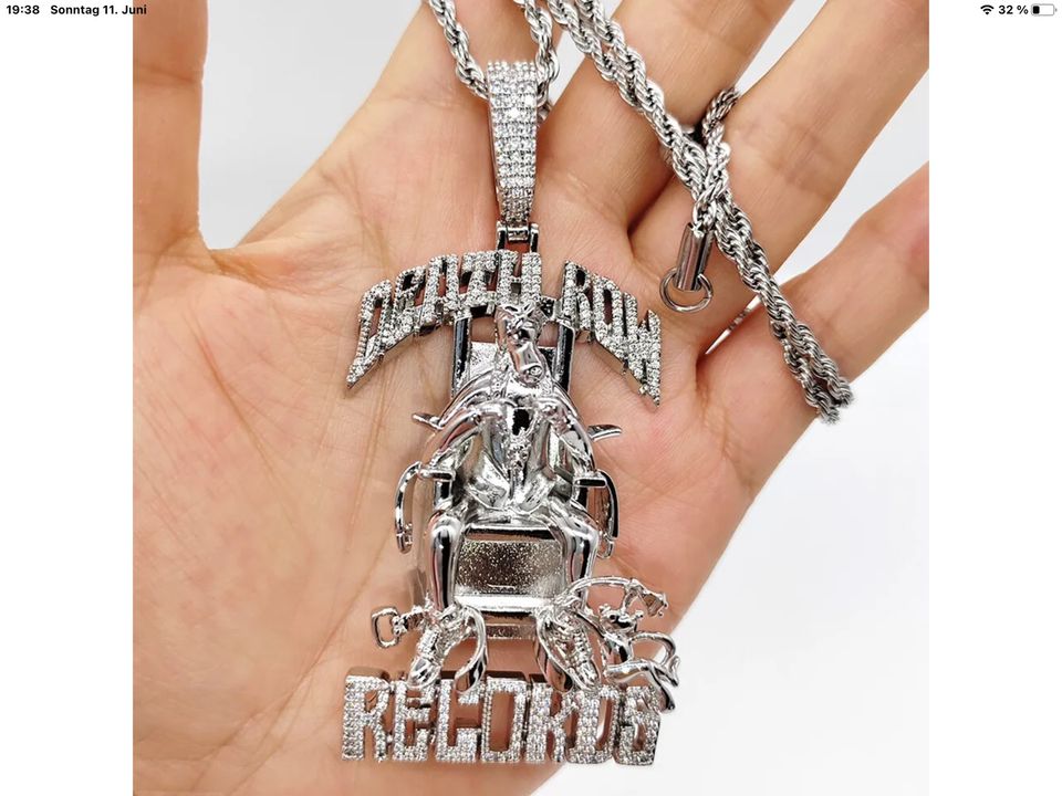 DEATH ROW RECORDS KETTE ANHÄNGER SILBER in Brandenburg - Brandenburg an der  Havel | eBay Kleinanzeigen ist jetzt Kleinanzeigen