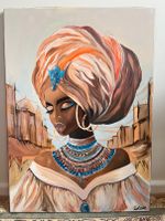 Gemälde "Afrikanische Prinzessin" Leinwand HANDGEMALT 50x70 Akt Niedersachsen - Bad Pyrmont Vorschau