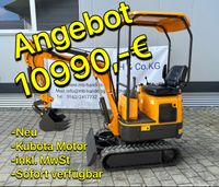 Neu Minibagger BK1100 A Kubota Motor Bayern - Neu Ulm Vorschau