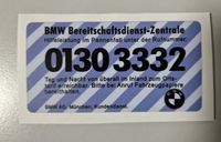 BMW Bereitschaftsdienst-Zentrale Aufkleber Saarland - Homburg Vorschau