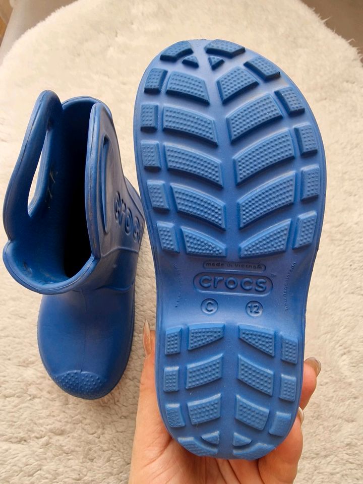 Gummistiefel in blau gr.12 (29/30) von Crocs. in Ingolstadt