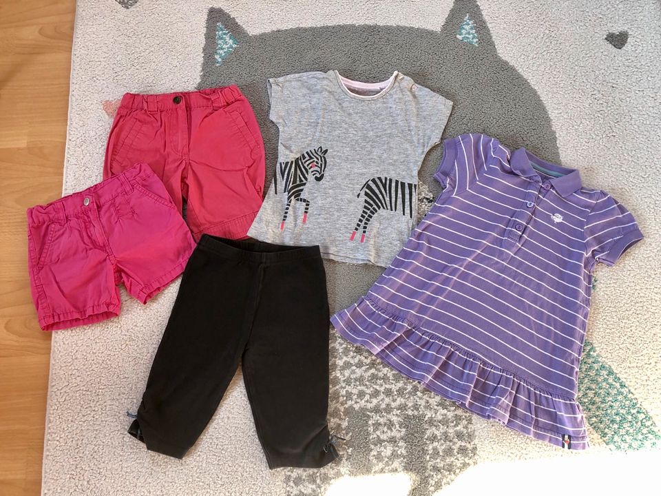 Klamotten Paket 86,92 Kleid tshirt 3/4 legging kurze Hosen in Heßdorf