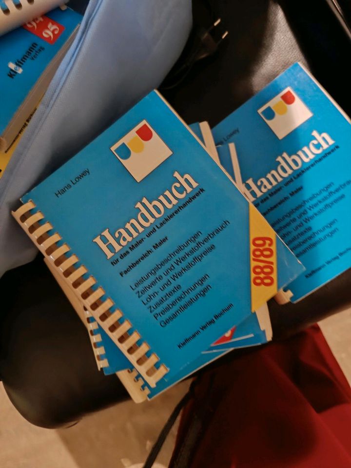 Handbuch für das Maler und Lackiererhandwerk 96/97 92/93 88/89 in Lüdenscheid