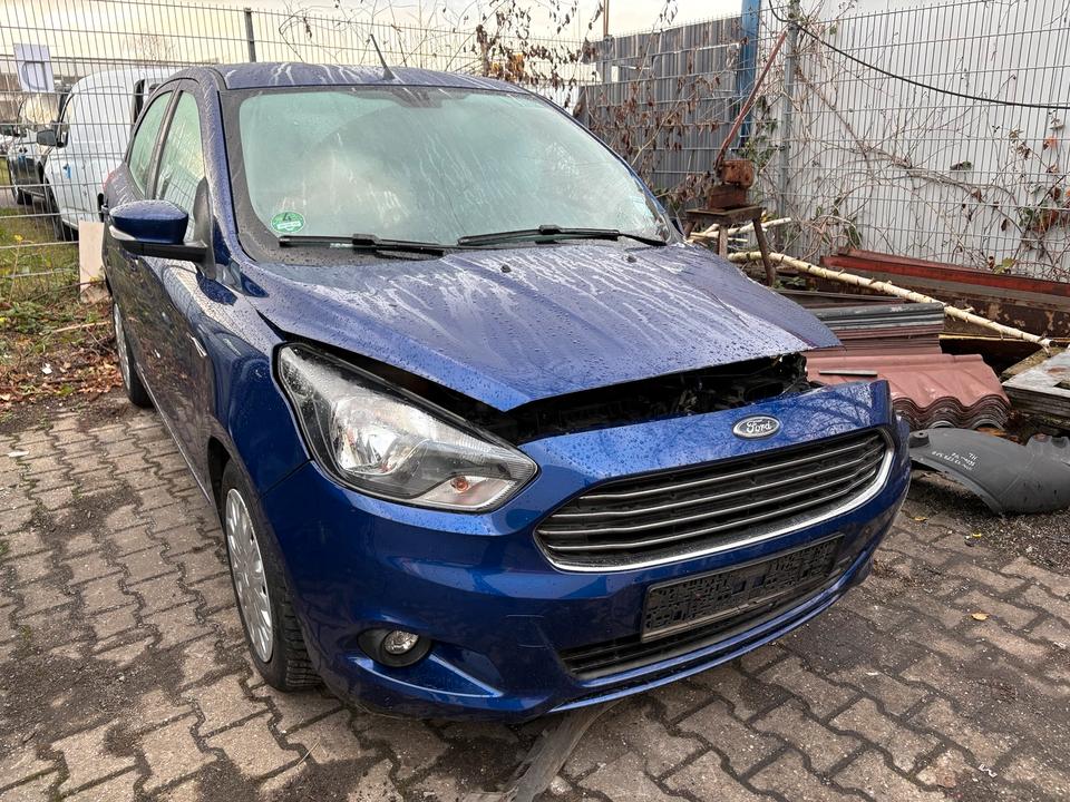 Schlachtfest Ford Ka+ III UK FK 1,2 Ti-VCT YSKD Indic Blau 2017 in Kerpen