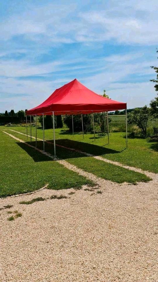 Partyzelt Festzelt Bierzelt Pavillon 4x8m mieten leihen in Dillingen (Donau)