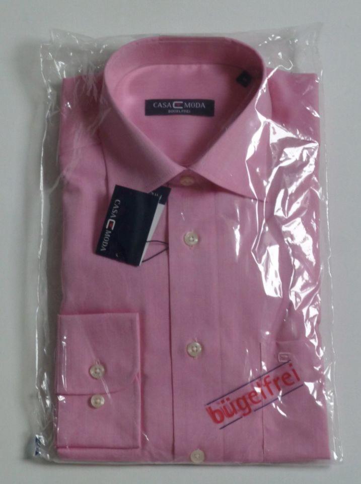 ungetragenes Langarmhemd CASA MODA  Slim Line Gr. 38 rose ? in Stade