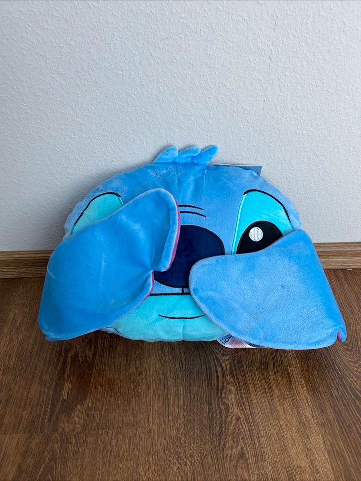 Disney Stitch Kuschel Kissen Blau Plüsch in Weikersheim