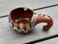 Aschenbecher; bulgarische Trojan- Keramik; Handmade; Vintage; Nordrhein-Westfalen - Soest Vorschau