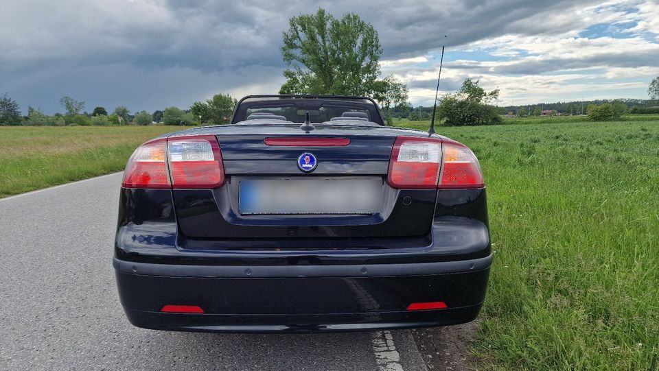 SAAB 9-3 Cabrio  - Espressoschwarz-met. - Scheckheftgepflegt! in Rosenheim