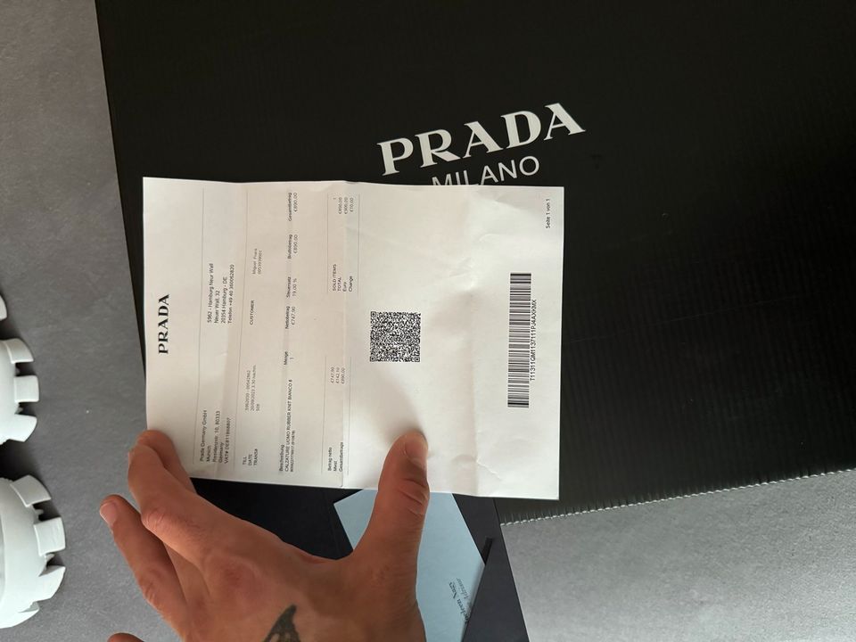 Prada Cloudbust thunder Sneaker/Schuh Weiß in Celle