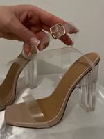 Asos Truffle Collection Sandalen mit transparentem Absatz Stuttgart - Bad Cannstatt Vorschau
