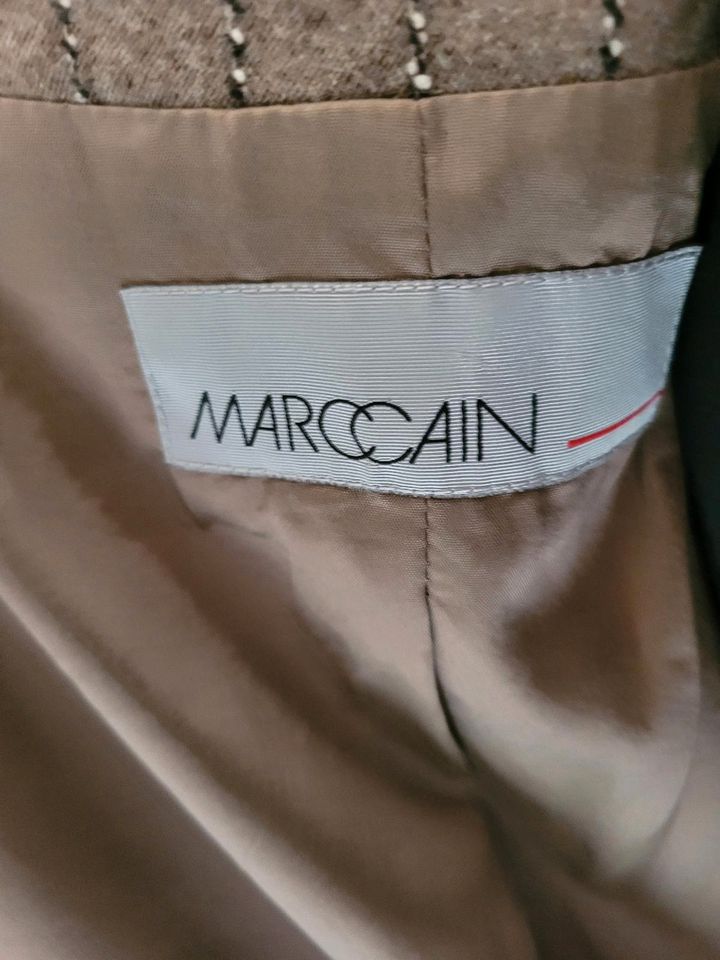 Blazer, Jacke, Marc Cain, hellbraun, Streifen,  Größe N4 in Wismar