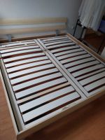 Bett Doppelbett incl Lattenrost 2 x 2 Meter Birke/Alu München - Laim Vorschau