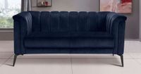 INOSIGN 2-Sitzer »Lomani«, im stilvollem Design blau Samt 157cm Niedersachsen - Melle Vorschau